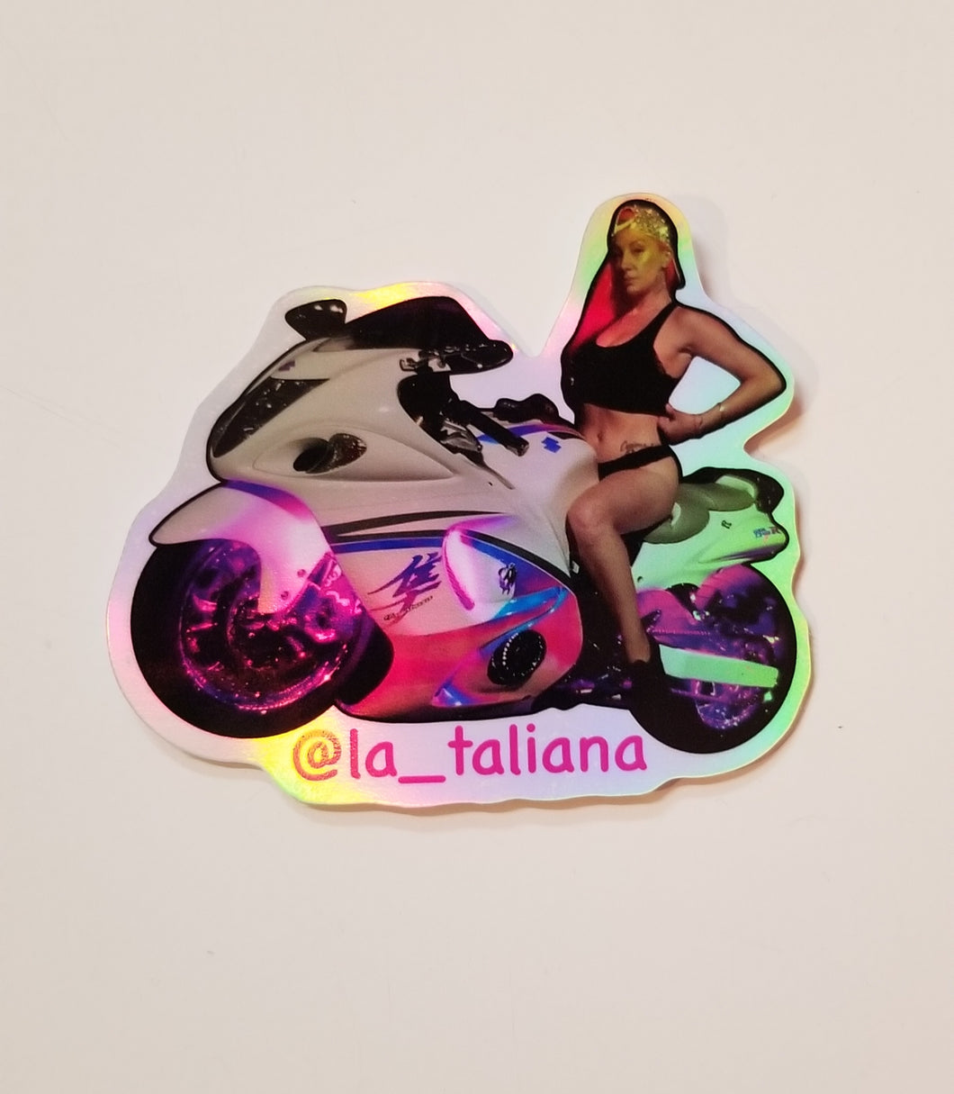 Holographic La Taliana Sticker